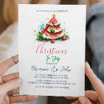 Invitation Pastèque I Noël En Juillet<br><div class="desc">Célébrez le plaisir festif des vacances dans la chaleur ensoleillée de l'été avec notre invitation de fête "Noël en juillet"! Cette invitation à la décoration unique présente un lettrage simple et élégant et une illustration fantaisiste d'une pastèque décorée comme un sapin de Noël, créant un délicieux mélange d'esprit de vacances...</div>