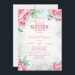 Invitation Pastèque tropicale Douceur d'été 16<br><div class="desc">Célébrez l'été avec cette fête d'été cool,  de pastèque tropicale et d'aquarelle d'été invitation,  parfait pour la fête de plage,  la fête de la piscine et le barbecue. Cette invitation est facilement customisée pour votre événement en ajoutant simplement vos détails.</div>