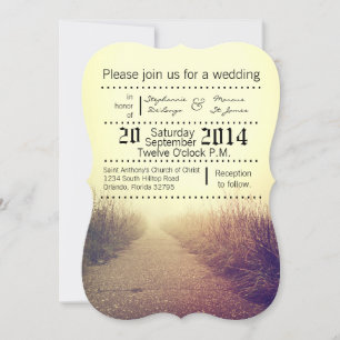 Invitation Pat d'allée de Sunrise-Faire-part de mariage 5x7