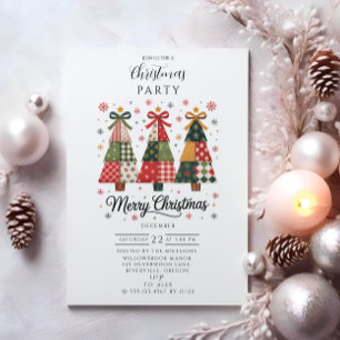Invitation Patchwork Noël