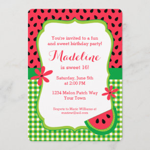 Invitation Pâte de melon doux