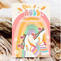 Patin à roulettes rétro funky Anniversaire I