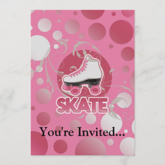 Invitation Patinage à roulettes, patinage