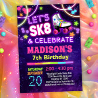 Patinage étincelant SK8 et fête d'anniversaire