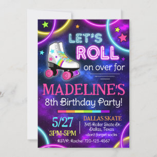 Invitation Patinage Lumineux, Invitation Patinage