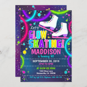 Invitation Patinage sur glace Invitation Patinage 