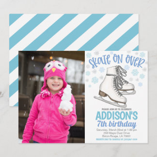 Invitation Patinage sur glace photo