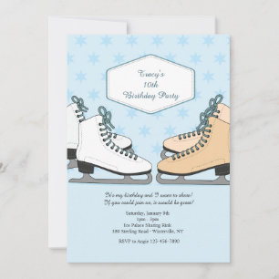 Invitation Patinons sur glace