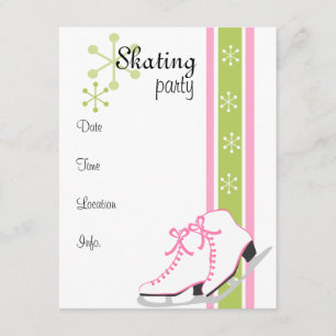 Invitation Patins sur glace