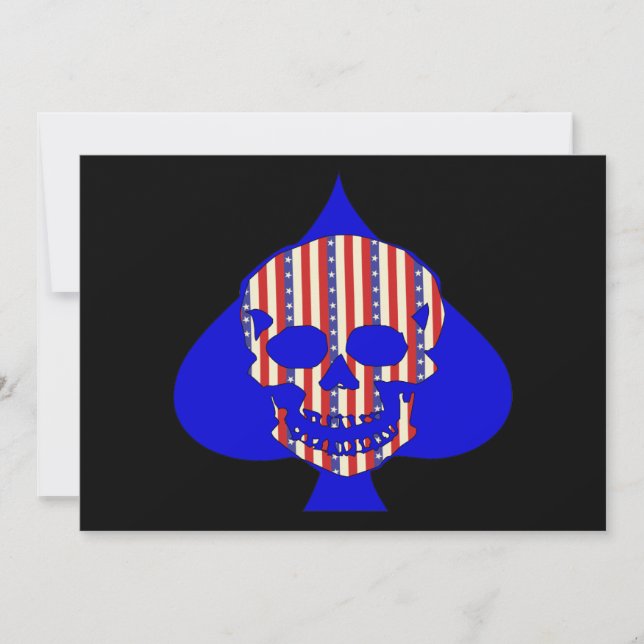 Invitation Patriot Skull (Devant)