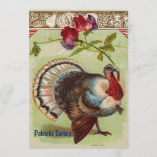 Invitation patriotique de partie de la Turquie