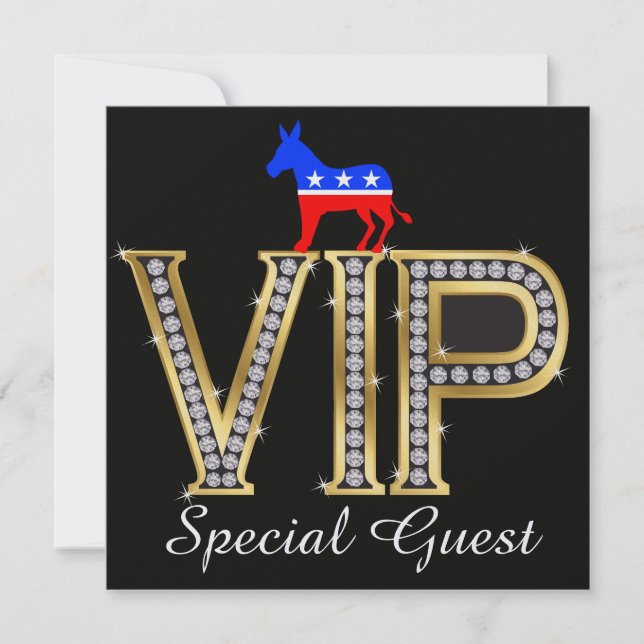 Invitation Patriotique Political Democrat - SRF (Devant)