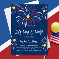 Patriotique Tennis & Feu d'artifice 4 juillet