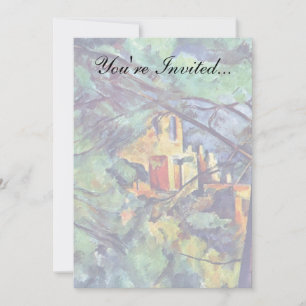 Invitation Paul Cézanne - Château Noir Le Manoir Noir