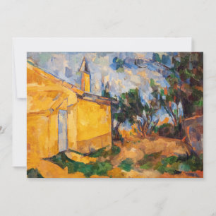 Invitation Paul Cezanne - La Cabane de Jourdan