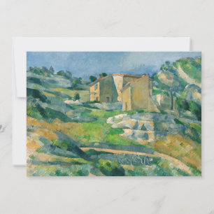 Invitation Paul Cezanne - Maisons en Provence, vallée de Riau
