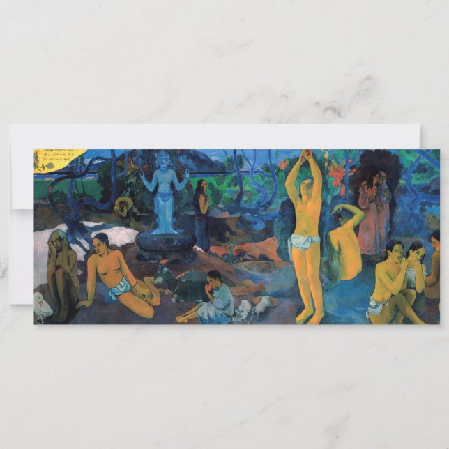 Invitation Paul Gauguin - D'où venons-nous ? (Devant)