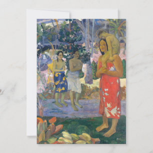 Invitation Paul Gauguin - Je vous salue Marie / Ia Orana Mari