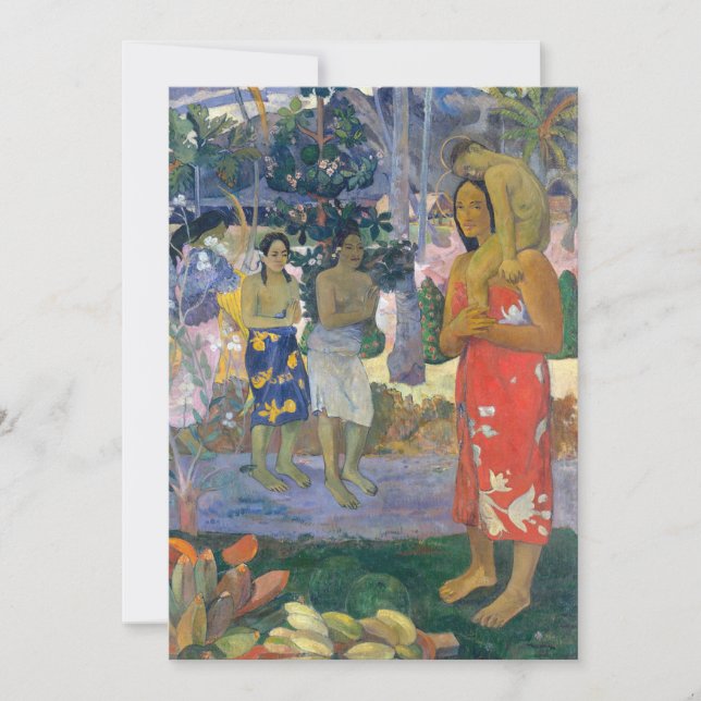 Invitation Paul Gauguin - Je vous salue Marie / Ia Orana Mari (Devant)