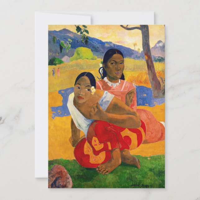 Invitation Paul Gauguin - Quand te maries-tu ? (Devant)