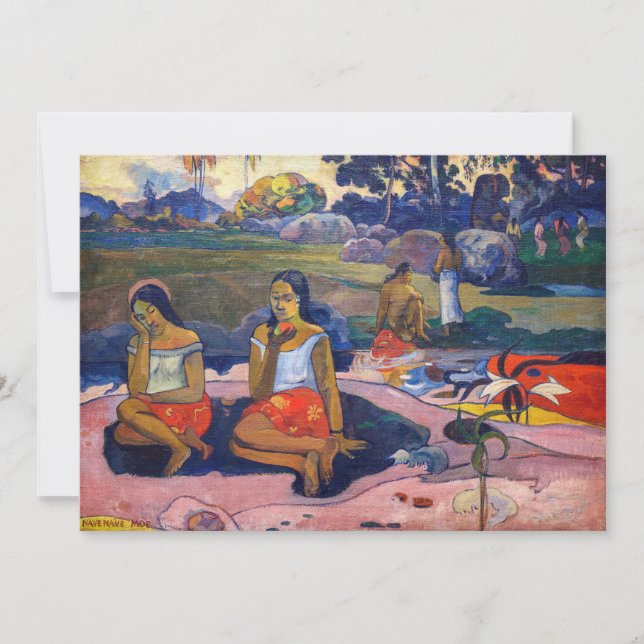 Invitation Paul Gauguin - Source sacrée, Douces Rêves (Devant)