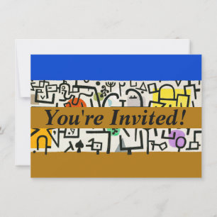 Invitation Paul Klee Rich Harbour Expressionnisme Abstrait