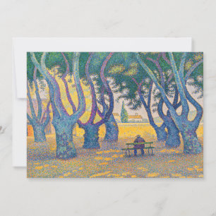 Invitation Paul Signac - Place des Lices, Saint-Tropez