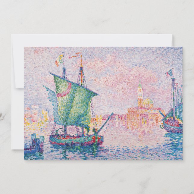 Invitation Paul Signac - Venise, Le Nuage Rose (Devant)