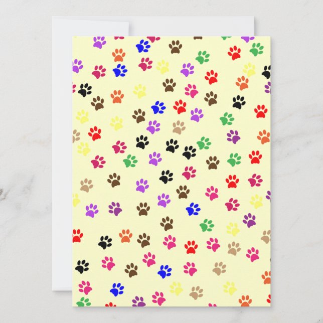 Invitation Paws (Devant)