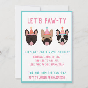 Invitation Pawty, Casquettes du parti Buldog