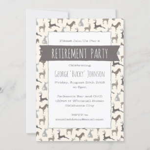 Invitation Pays Deer Retirement Party