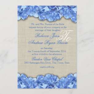 Invitation Pays Russe Bleu Hydrangea
