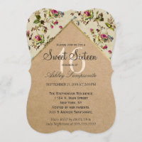 Pays vintage floral et papier Recyclé d'équilibre
