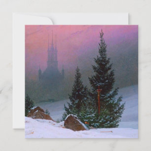 Invitation Paysage d'hiver Caspar David Friedrich