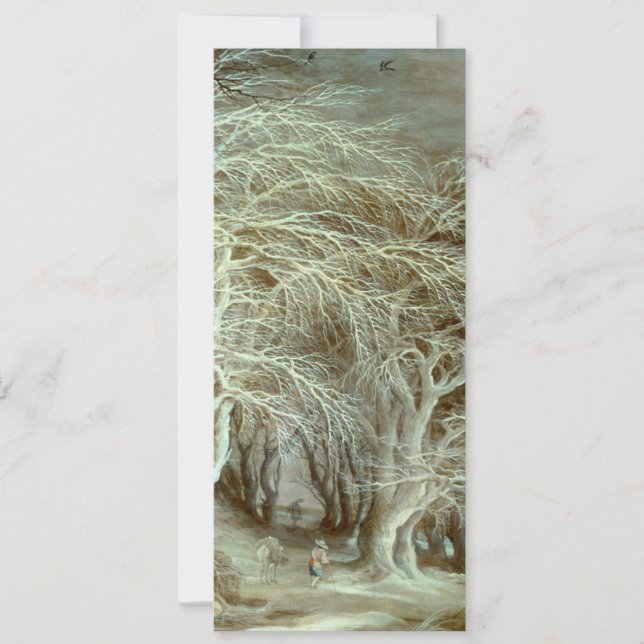 Invitation Paysage d'hiver Gijsbrecht Leytens (Devant)