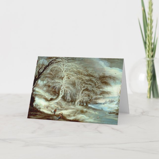 Invitation Paysage d'hiver Gijsbrecht Leytens (Devant)