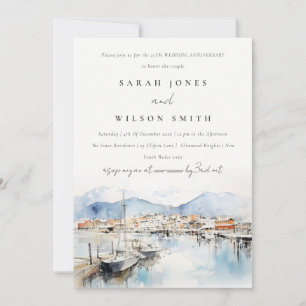 Invitation Paysage d'Ushuaia en Argentine pour mariage et ann