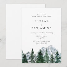 Paysage moderne de forêt et de montagne pour maria