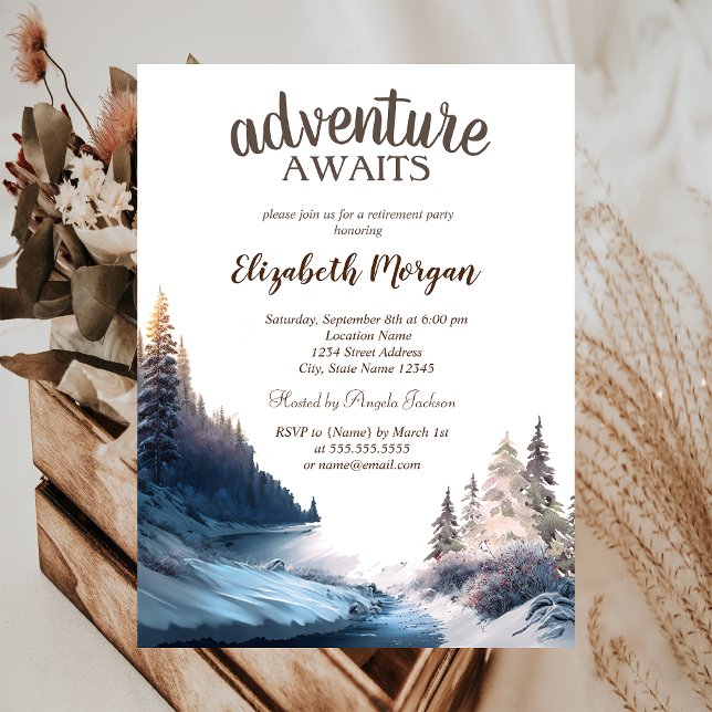 Invitation Paysage, Nature, Retraite forestière (Créateur téléchargé)