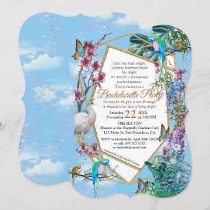 Invitation Paysage tropical