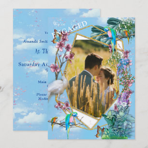 Invitation Paysage tropical