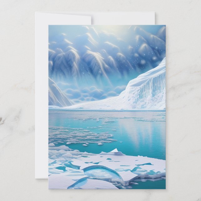 Invitation Paysages polaires (Devant)