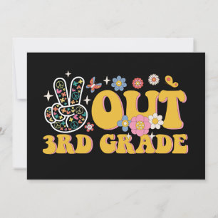 Invitation Peace Out 3e année Super Dernière journée de l'éco