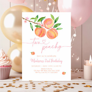 Invitation Peach Blossom Deux Peachday