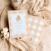 Peach En vichy Un Petit Bébé Citrouille