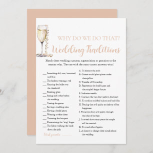 Invitation Pearls & Prosecco Traditions Mariages Jeu de marié