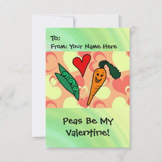 Invitation Peas Be My Valentine