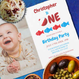 Invitation Pêche 1er anniversaire