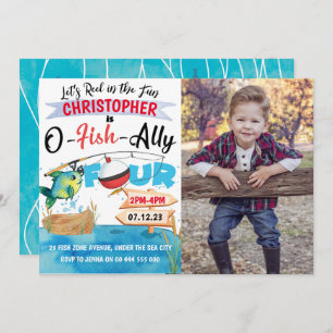 Invitation Pêche 4e anniversaire O-Fish-Ally 4 Photo