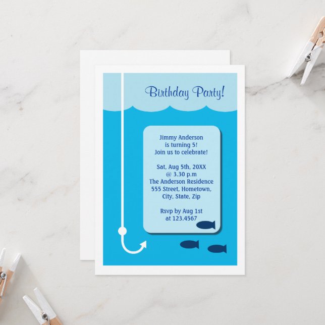 Invitation Pêche à haute vitesse (Devant/Arrière en situation)